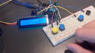 Arduino LCD Game  Tutorial in description [upl. by Odysseus739]