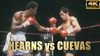 Thomas Hearns DEVASTATING BRUTAL KNOCKOUT Pipino Cuevas  Boxing Fight Highlights  4K Ultra HD [upl. by Valle]