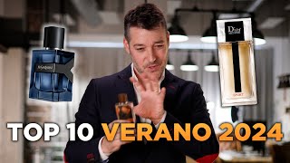 Top 10 perfumes hombre verano 2024 [upl. by Mojgan]