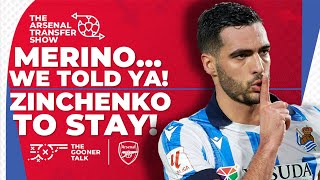 The Arsenal Transfer Show EP501 Mikel Merino Zinchenko Bayer Leverkusen Hein Fixtures amp More [upl. by Retniw]