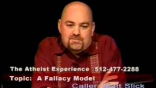 the atheist experience 593  matt slick debate  part 07 of 09 [upl. by Worrell724]