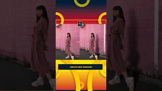 Adobe Photoshop Tutorial  Create Realistic Drop Shadow shorts sukasstudio20 [upl. by Haidabej]