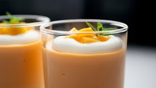 Only 3 Ingredient Mango Mousse Recipe In 15 Minutes [upl. by Ennavoj]