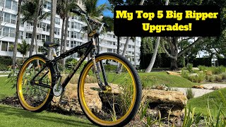 MY TOP 5 UPGRADES For Wheelie Bikes  Big Rippers [upl. by Zehc257]