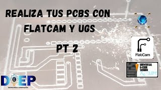 FlatCam configurar herramientas y generar gcode [upl. by Ecnedac]