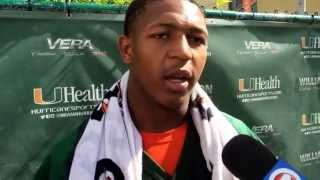 Ray Lewis III Interview After Practice [upl. by Armyn423]