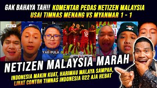 NETIZEN MALAYSIA NGAMUK pada harimau malaya usai timnas indonesia menang vs myanmar 1 0 [upl. by Awra]