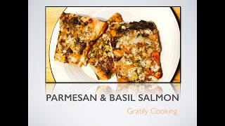 Bake Parmesan salmon recipe  Cheese Basil Salmon Recipe  salmon recipes  fish recipes [upl. by Mure]