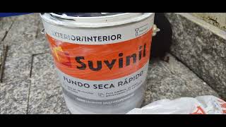 Qual a melhor tinta e fundo para pintar Galvanizado PVC e portões Suvinil Seca rápido base de água [upl. by Snow6]