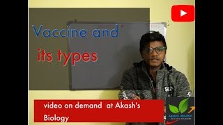 Vaccine and its types [upl. by Akalam740]