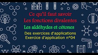 51 Exercice dapplication n°04 sur les préparations et les réactivités des aldéhydes et cétones [upl. by Lleumas]