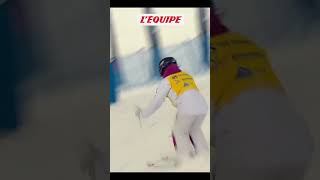 👑 La reine du ski de bosses Perrine Laffont sacrée championne du monde en simple shorts freestyle [upl. by Eudoca268]