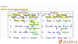 Difference between zygote and zoospore  12  REPRODUCTION IN ORGANISMS  BIOLOGY  SANTRA PUBL [upl. by Cordier474]