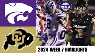 Colorado vs 18 Kansas State  Full Game Highlights  2024 College Football Highlights [upl. by Arrac]