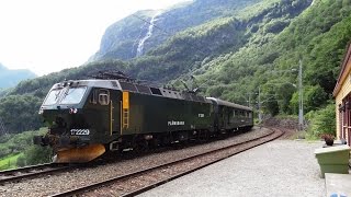 Flåmsbana Flåm Railway Norway part 1 up from Flåm to Myrdal 2008 [upl. by Susanna]