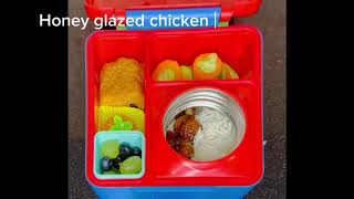 School Lunchbox Idea  Honey Glazed Chicken in lunchbox  Hot Lunchbox [upl. by Brottman]