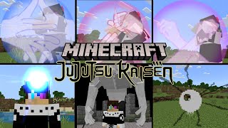 UPDATED Raichu JJK Yuta Ryu and Uro Minecraft Jujutsu Kaisen Addon [upl. by Anilasor]