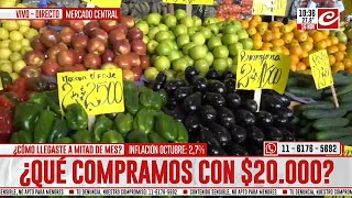 ¿Qué compramos con 20 mil pesos en el Mercado Central [upl. by Rodman]