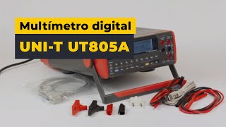 Multímetro digital de mesa UNIT UT805A [upl. by Adehsar825]