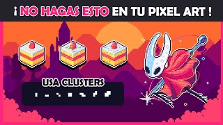 Cómo Hacer Pixel Art Clusters y Texturas 🍰 [upl. by Niggem639]