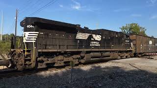 Watch Norfolk Southern 191 MID DPU Mixed Freight Roll Out of Augusta Ga [upl. by Tiemroth]