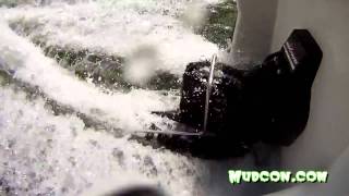 Simrek Mercruiser Drive Shower GoPro Hero HD w Chaparral Sunesta 232 [upl. by Aihsekel950]