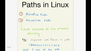 Absolute and Relative Path in Linux  Paths in linux  Linux for beginners [upl. by Dnomde]