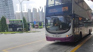 SBS Transit SBS3046A on Service 117M  Volvo B9TL Wright Eclipse Gemini 2 Batch 2 [upl. by Eisse]