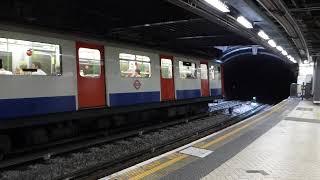 London Underground District Line D stock train leaves London Victoria [upl. by Melisenda]