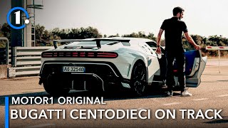 Exclusive Bugatti Centodieci Track Testing At Nardo [upl. by Hallimaj]