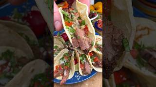 Marinated Skirt Steak Taco Recipe [upl. by Bartolome]