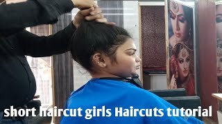 girls Haircuts tutorial ✂️✂️Long layered front short haircut ✂️✂️✂️ [upl. by Sherj763]