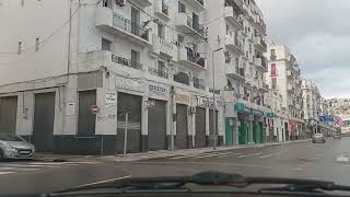 Driving in Algiers  From El Harrach to Champ de Manoeuvre then back to El Harrach [upl. by Jordans781]