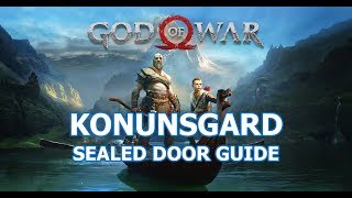 How to Open Sealed Door Konunsgard  God of War 4 [upl. by Castorina]