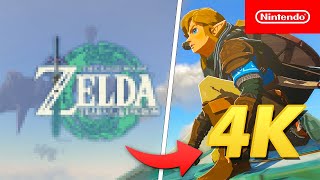 4K UPSCALE The Legend of Zelda Tears of the Kingdom – Official Trailer 3 [upl. by Odnesor32]