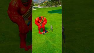 Evil red hulk ne SpiderMan ko maar dala drill machine se shorts [upl. by Irpac487]