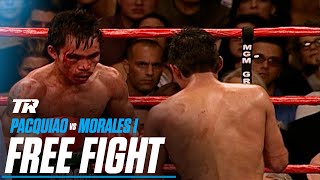 Erik Morales vs Manny Pacquiao 1  FREE FIGHT  GREAT FIGHTS IN BOXING [upl. by Kelci]