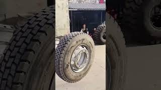 Truck tire drop test process [upl. by Einnob555]