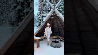 Christmas in Lapland travel christmas lapland fy traveltips travelvlog fyp [upl. by Ennairak]