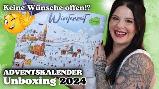 Keine Wünsche offen 😌 Alverde Adventskalender 2024 Unboxing [upl. by Annaihr]