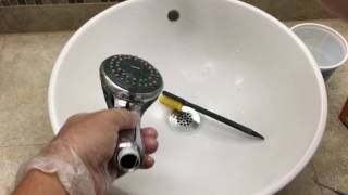 How To Clean and Maintain A Handheld Shower Head [upl. by Jaquenette]