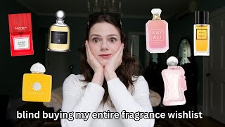 I bought my entire fragrance wishlist [upl. by Alemahs163]