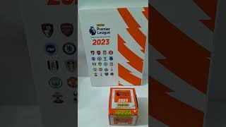 Panini premier league sticker 2223 box paninipremierleague shortfeed football subscribe [upl. by Minsat]