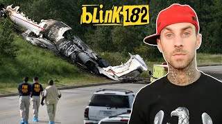 Travis Barkers Fiery Plane Crash [upl. by Ahsinac806]