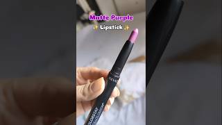 Rating viral Matte Lipstick haul 💜 Revlon Purple lipstick review 💋 How to apply Matte lipstick hack✨ [upl. by Hgielsel]