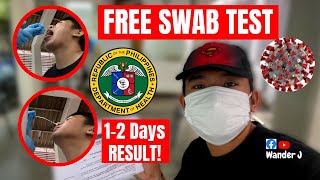 FREE SWAB TEST for COVID19 DOH  STEPBYSTEP GUIDE 2021  12 DAYS RESULT Wander J [upl. by Mooney482]