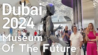 Dubai 4K Inside the MUSEUM OF THE FUTURE Full Walking Tour 🇦🇪 [upl. by Weight166]