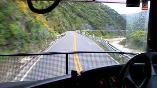 R580 Southbound Manawatu Gorge New Zealand [upl. by Gearard]