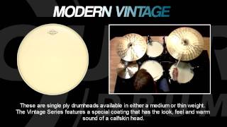 Modern Vintage Drumheads [upl. by Eeniffar]