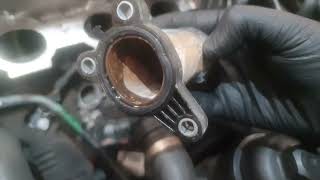 BMW B48 B38 B58 B47 B57 Coolant Leak Engine Block Coolant Connector Failure [upl. by Nonregla]